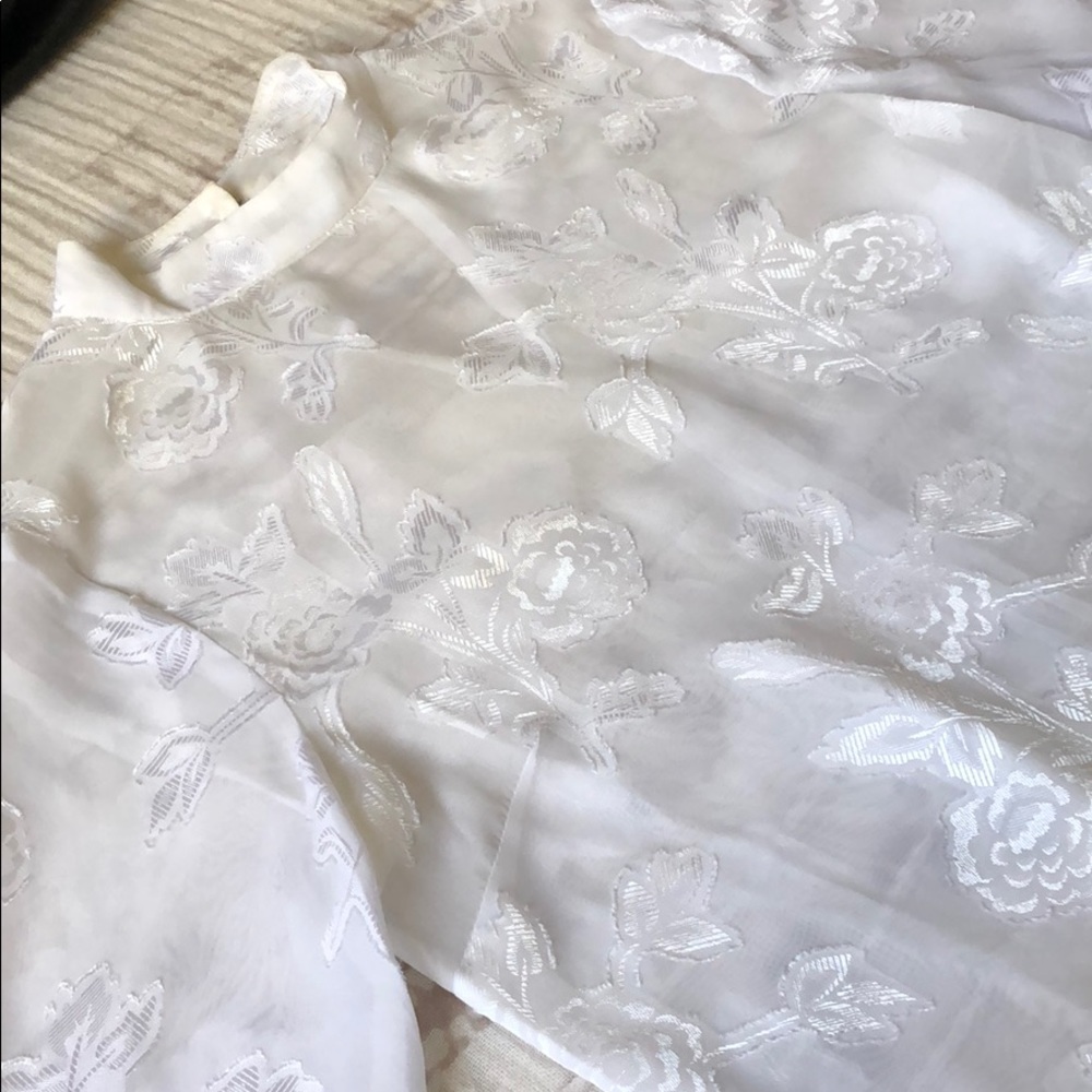 Wild Pearl Sheer Top